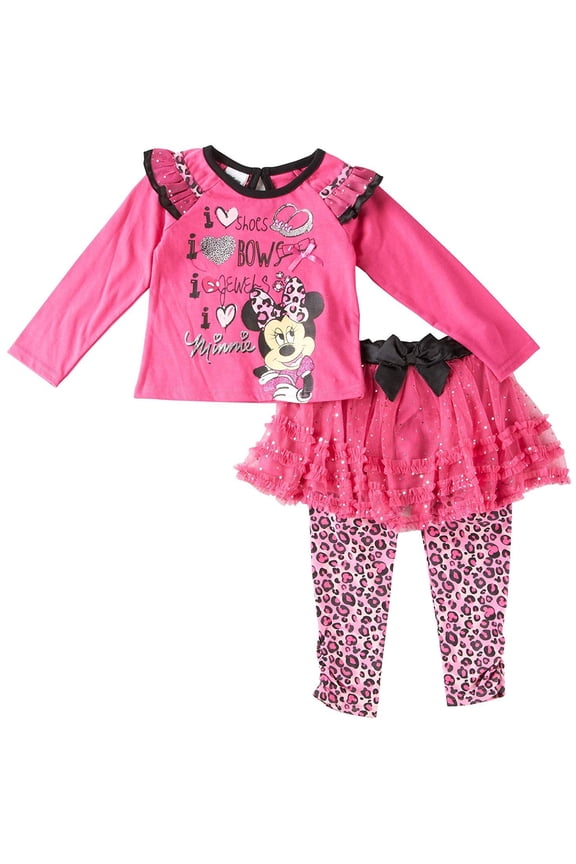 Disney Baby Girls' Infant Minnie Mouse Skegging Set 12 Months