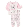 thumbnail image 1 of Disney Baby Girls Marie Kitty Cotton Sleepwear, 2-Piece, Sizes 9M-24M, 1 of 3