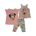 thumbnail image 1 of Disney Baby Girls' Minnie Mouse 3 Piece Leggings Set, 1 of 1