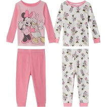Disney Baby Girls' Minnie Mouse Snug Fit Cotton Pajamas
