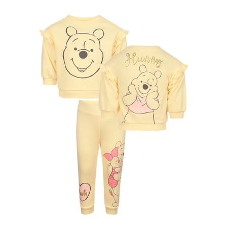 Disney Winnie the Pooh Baby Girls Pant Set - 2 PC Matchy, Sizes 12 Months; 18 Months; 24 Months