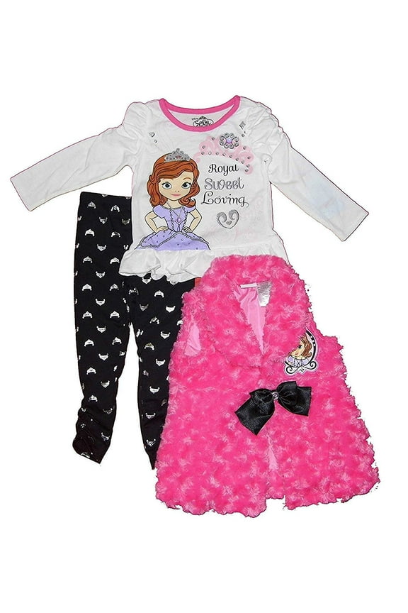 Baby-Girls Toddler Girls Sophia the First 3pc Set Pink 2T