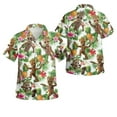 thumbnail image 1 of Disney Baby Groot Flower Hawaiian Shirt, Guardians Vacation Tee, 1 of 6
