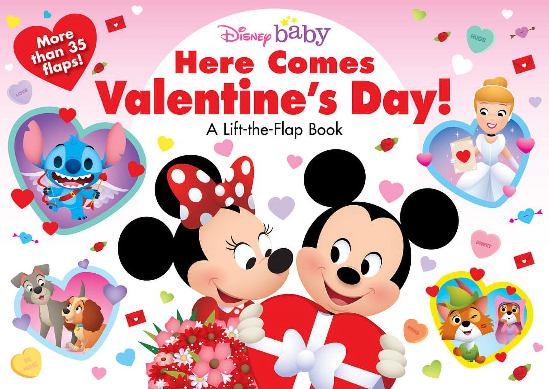 Disney Baby: Here Comes Valentine's Day!: A Lift-T