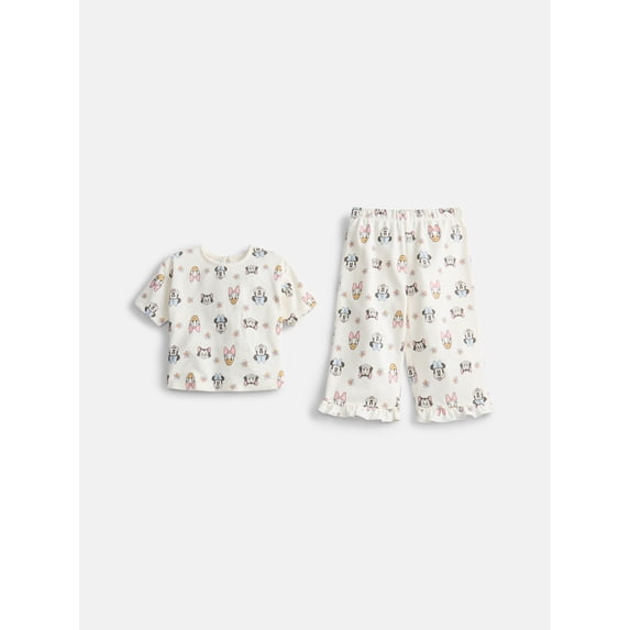 Disney Baby Girls Graphic Tee and Pants Set, 2-Piece, Sizes 0M-24M