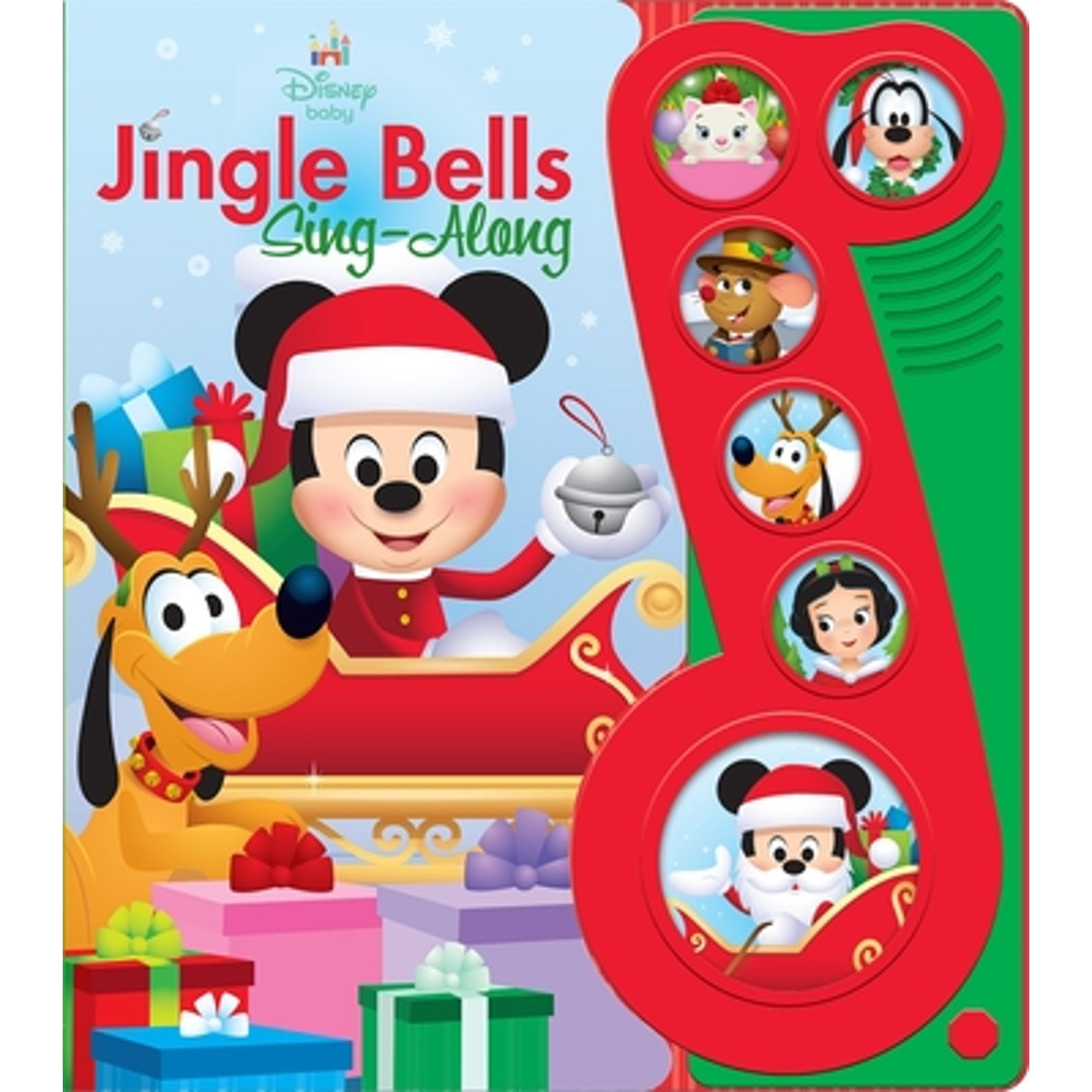 Pre-Owned Disney Baby - Mickey Mouse Christmas Jingle Bells Sing-Along Song Book - PI Kids, 9781503735309, Paperback,