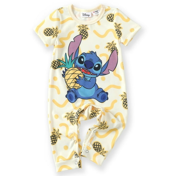 Disney Baby Girls Boys Romper Jumpsuit Stitch Graphic Infant Bodysuits Gifts Outfit 0/3-18 Months