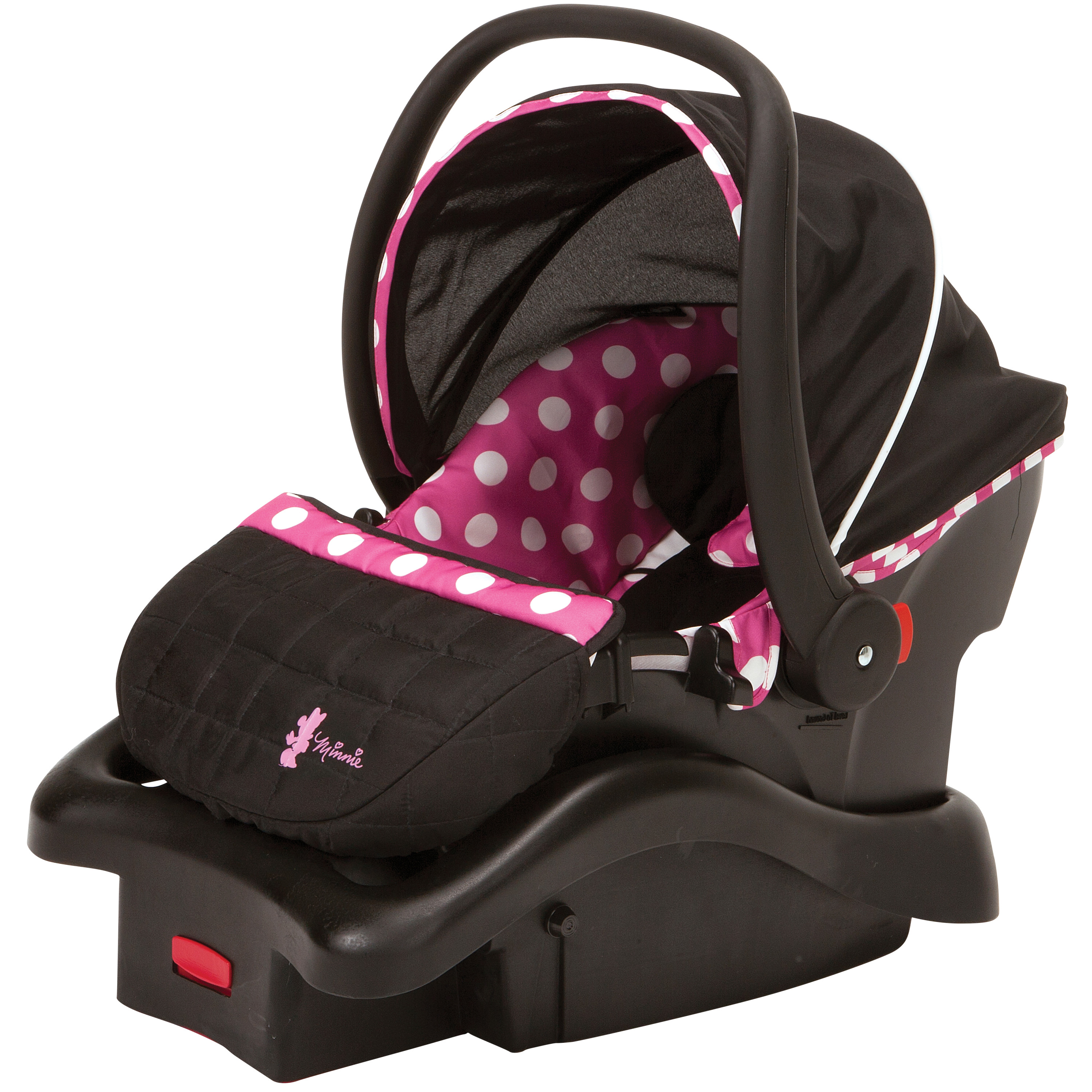 Disney Baby Light 'n Comfy 22 Luxe Infant Car Seat, Minnie Dot - image 1 of 13