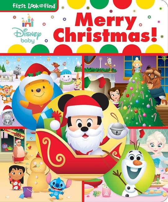 Disney Baby: Merry Christmas! First Look and Find, (Board Book)