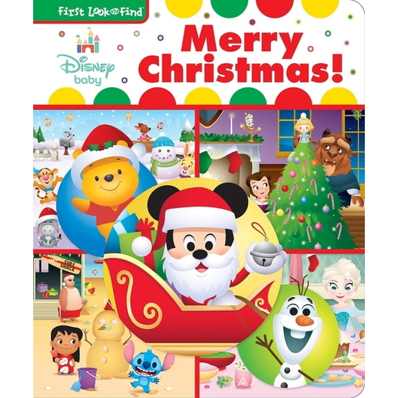 Disney Baby: Merry Christmas! First Look and Find, (Board Book)