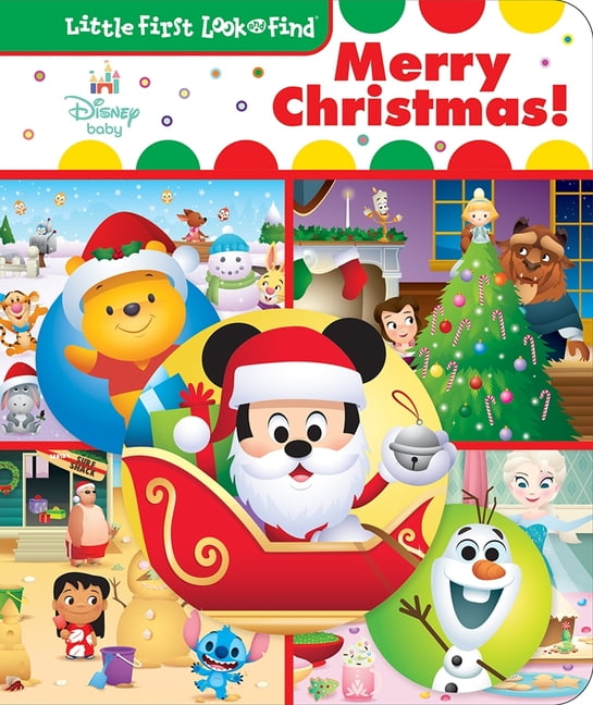 Disney Baby: Merry Christmas! Little First Look and Find, (Board Book)