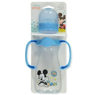 Disney Baby Mickey Minnie Mouse 8 Oz. Easy-Grip Bottle - blue, one size
