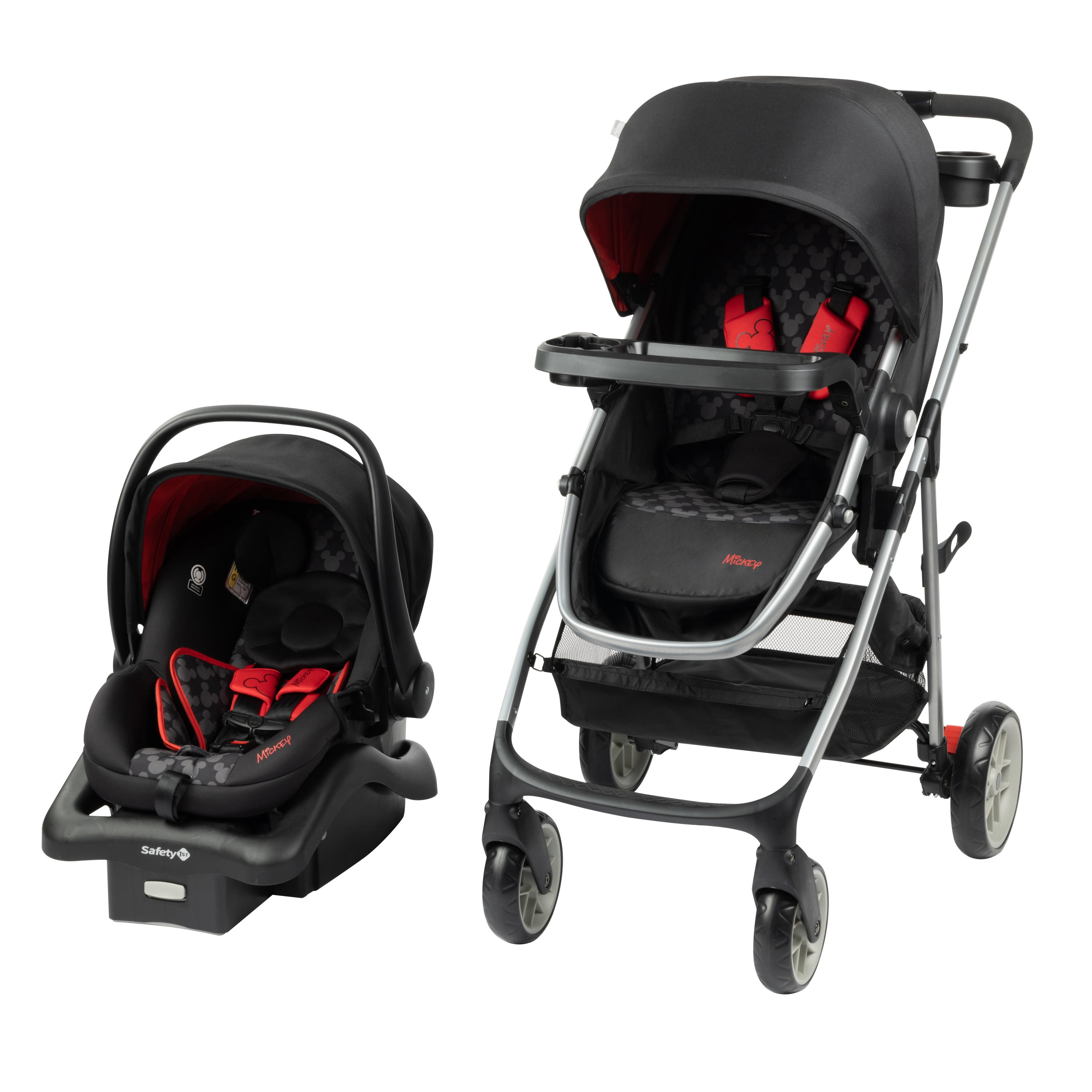 Disney Baby Mickey Mouse Grow and Go Modular Travel System, Simply Mickey, Toddler, Unisex