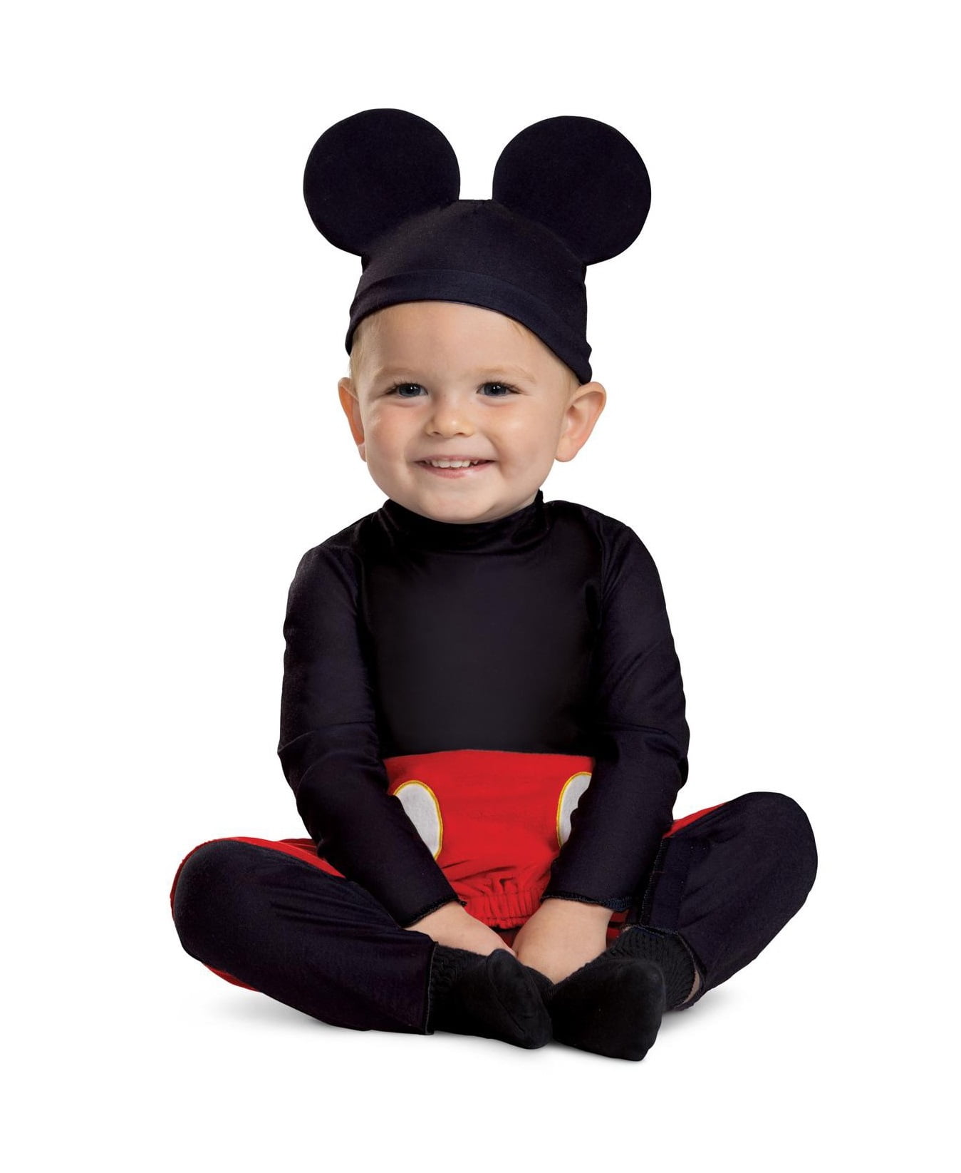 Crew Neck Long Sleeve Mickey Mouse Printed Baby Boy Jumpsuit 2-Pack  -W2DT34Z1-RTM - W2DT34Z1-RTM - LC Waikiki