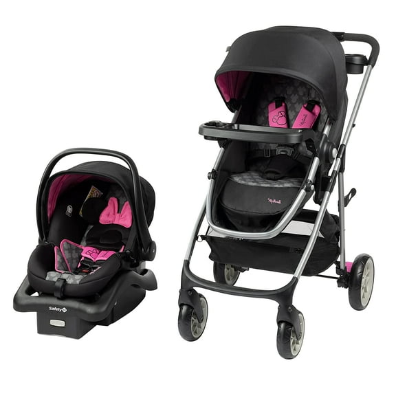 Disney Baby Minnie Mouse Grow and Go Modular Travel System, Simply Minnie, Toddler, Unisex