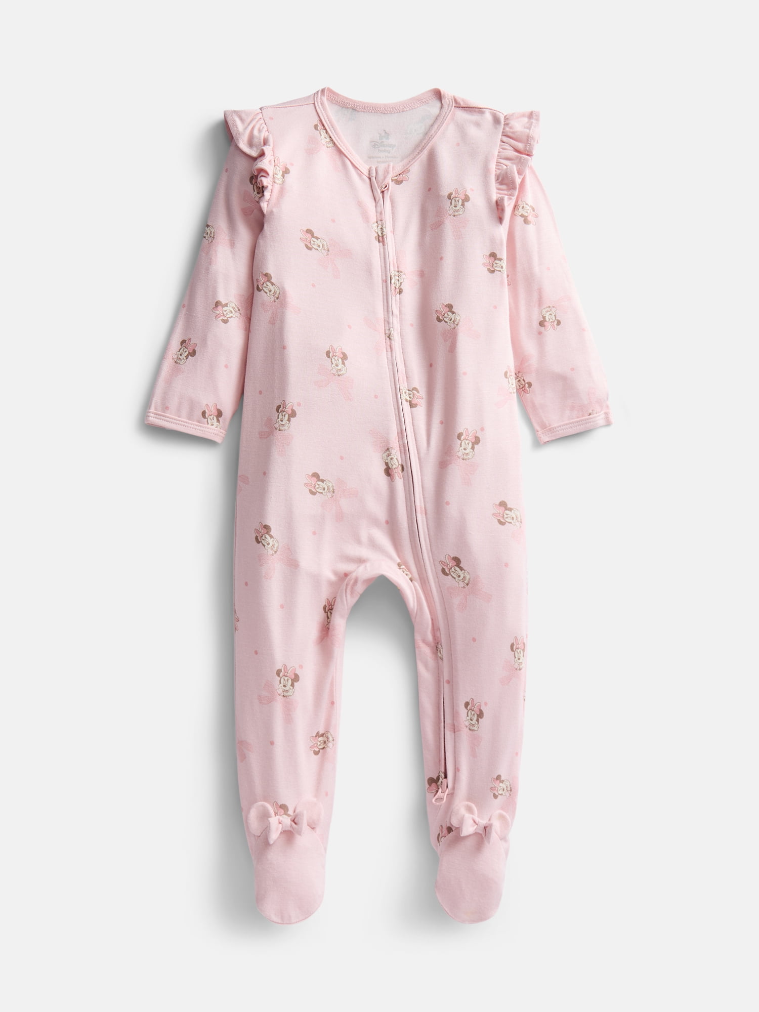 Disney Baby Wishes + Dreams Minnie Mouse Footed Sleep N Play, Sizes Preemie-6/9 Months