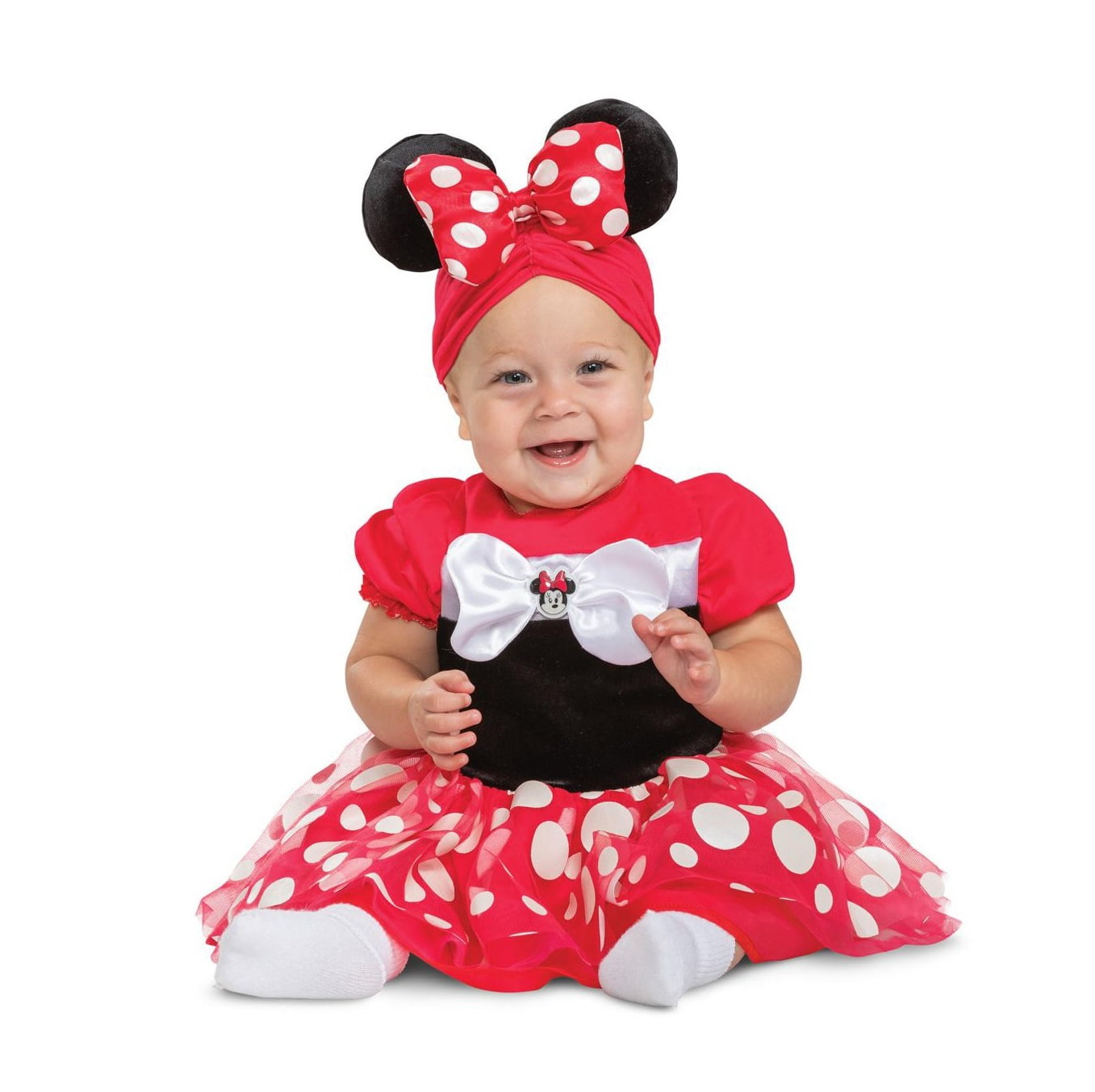 Disney Baby Minnie Mouse Red Posh Dress Infant Halloween Costume 12-18 ...