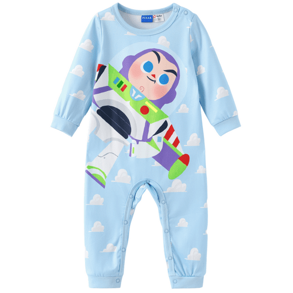 Disney Baby Romper Pixar Toy Story Buzz Lightyear Graphic Jumpsuits Bodysuits Shower Gifts Newborn Infant