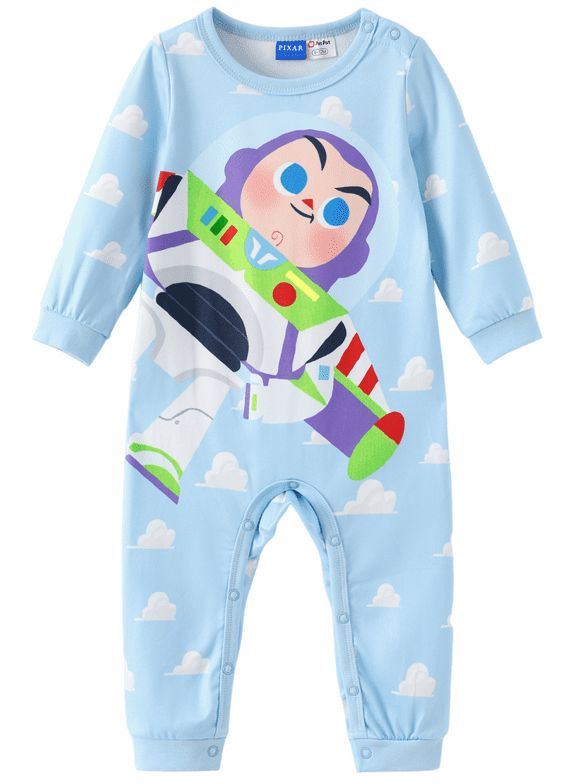 Baby Romper Pixar Toy Story Buzz Lightyear Graphic Jumpsuits Bodysuits Shower Gifts Newborn Infant
