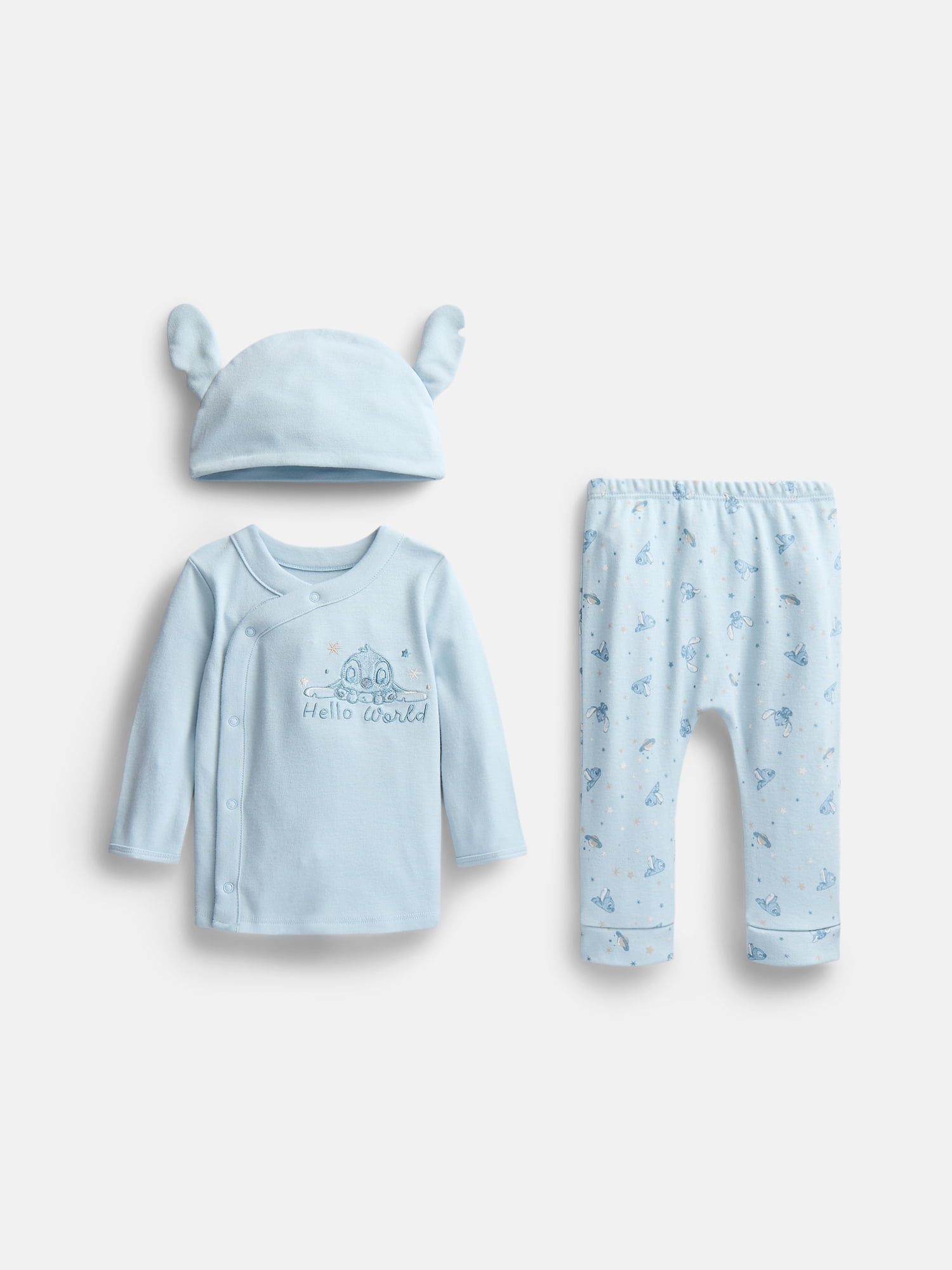 Disney Baby Wishes + Dreams Stitch Take Me Home Set, 3-Piece, Sizes Preemie 6/9M