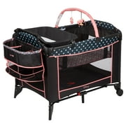 Disney Baby Sweet Wonder Baby Play Yard with Bassinet and Toy Bar, Minnie Varsity