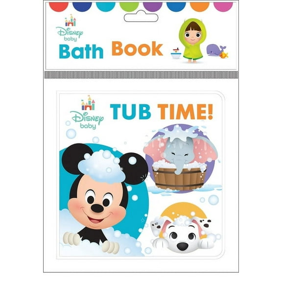 Disney Baby: Tub Time! Bath Book, (Paperback)
