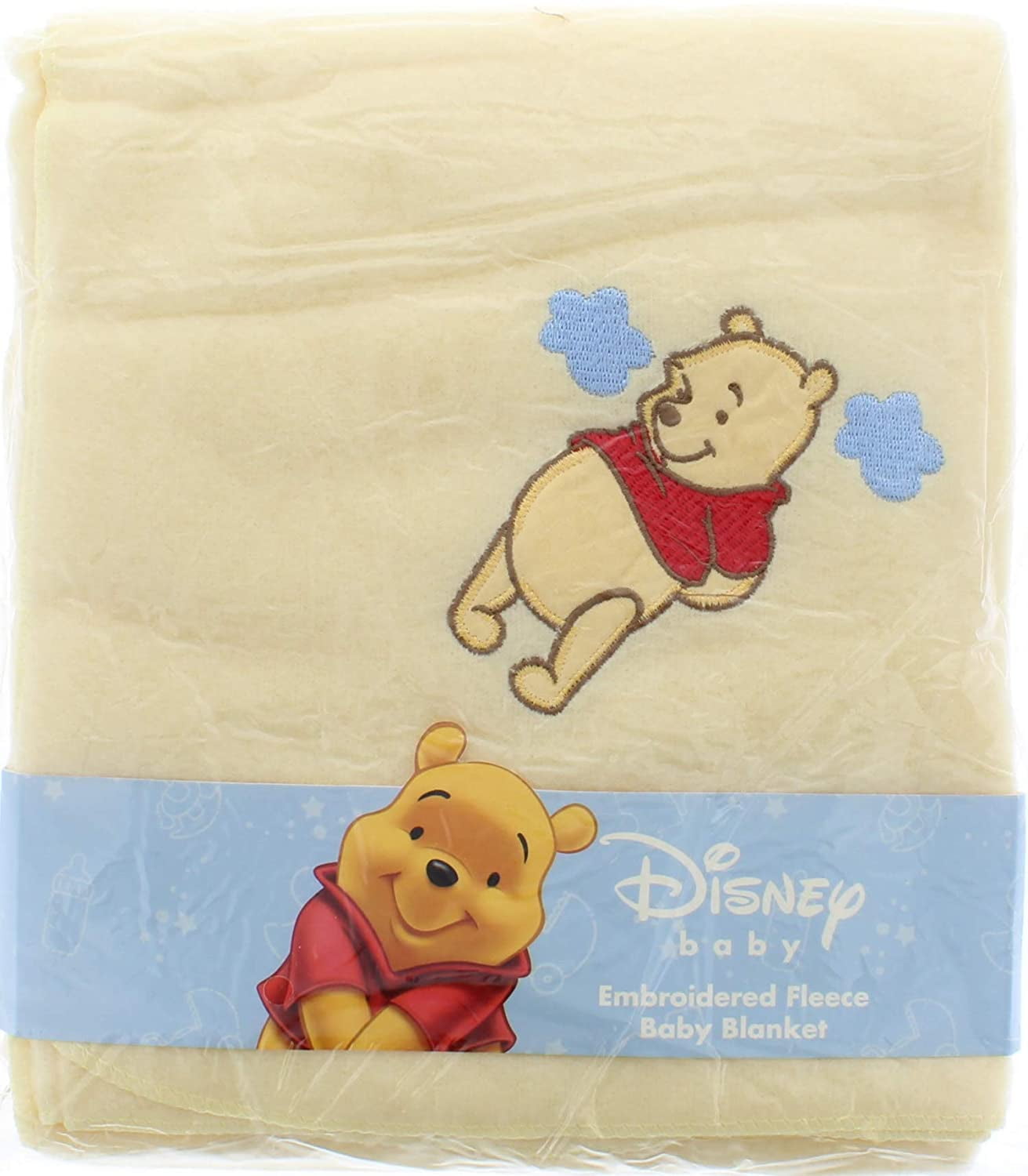 Disney Baby Winnie The Pooh Fleece Blanket Yellow