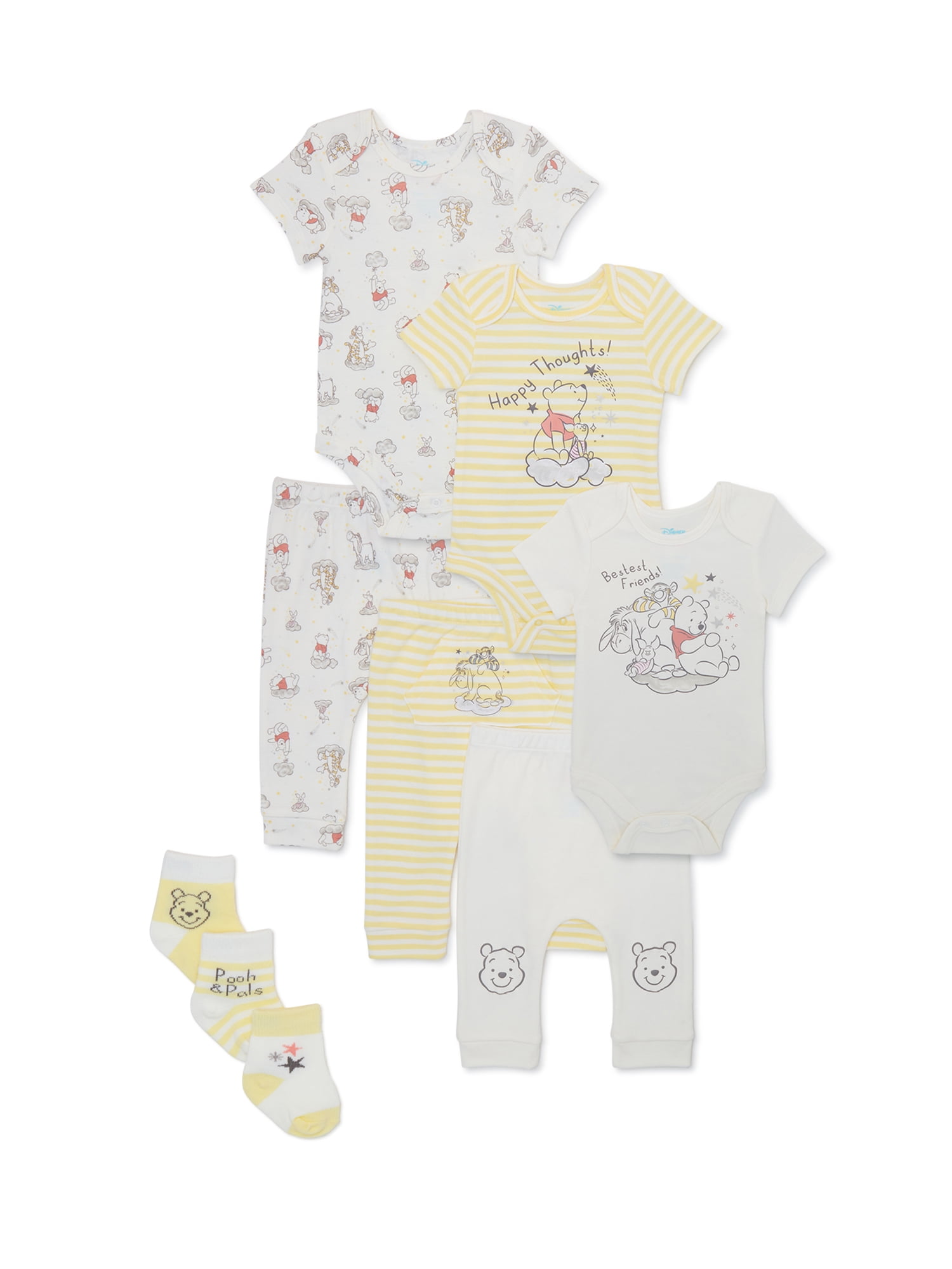 Disney Baby Winnie The Pooh 9 Piece Outfit Set Walmart