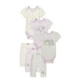 thumbnail image 1 of Disney Baby Wishes + Dreams Baby Girl Princess Bodysuits and Pants Outfit Set, 9-Piece, Newborn-12 Months, 1 of 8