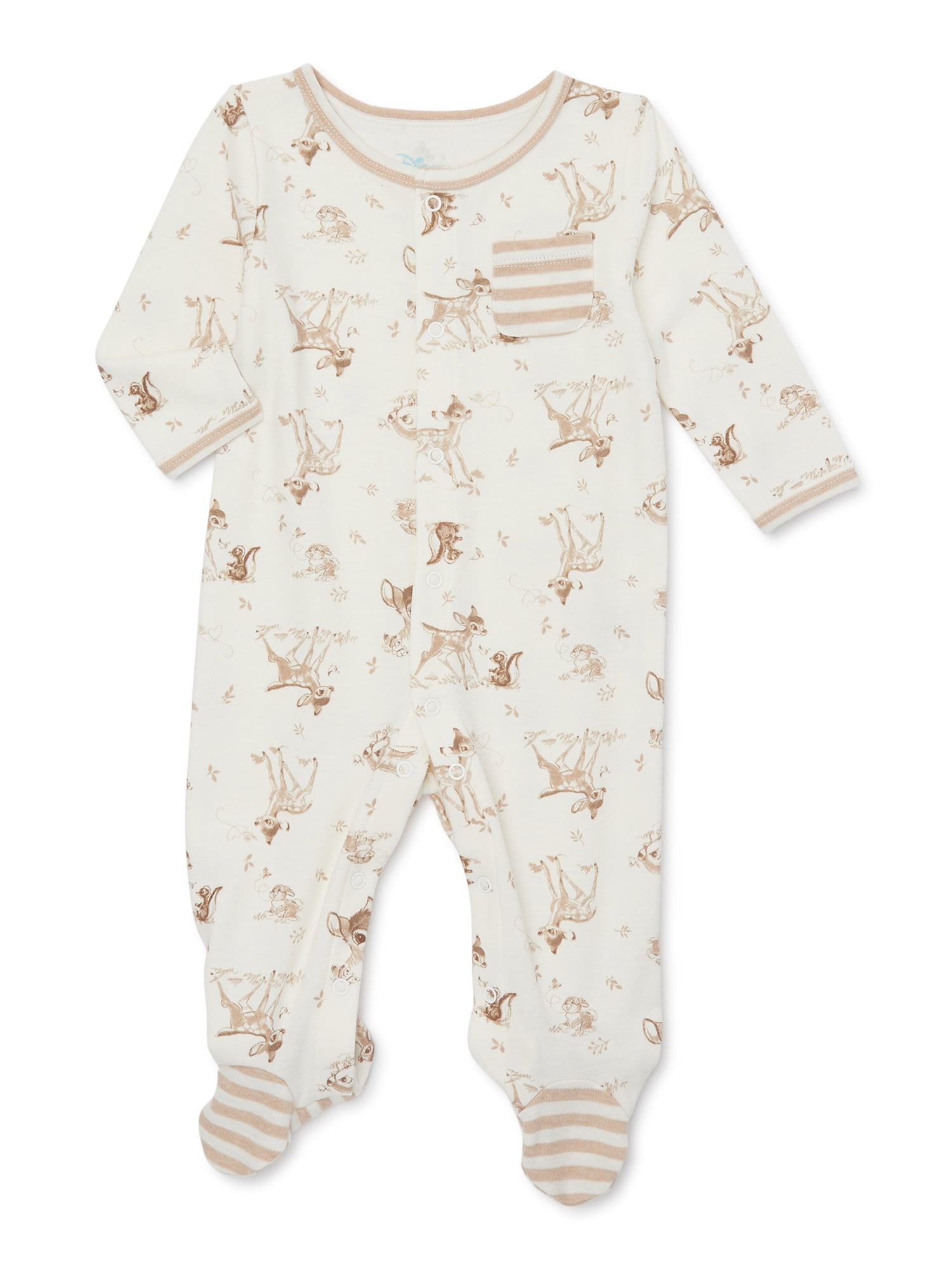 ワンピース Bambi Bambi Disney Baby Wishes Footie Sleep 'N Play Onesie Preemie