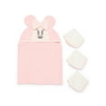 thumbnail image 1 of Disney Baby Wishes + Dreams Character Baby Infant Bath Set, Hooded Towel and 3 Washcloths, One Size, 1 of 4