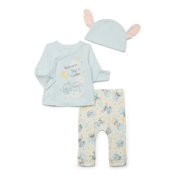 Disney Baby Wishes + Dreams Stitch Baby Boys or Girls Take Me Home Set, 3-Piece, Sizes Preemie-9M