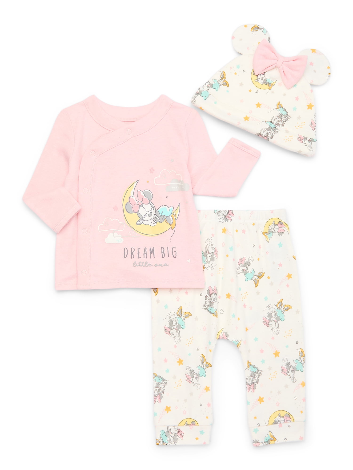 Disney Baby Wishes + Dreams Character Baby Take Me Home Set, 3-Piece, Sizes Preemie-9 Months