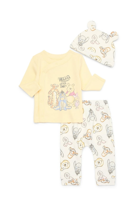 Disney Baby Wishes + Dreams Character Baby Take Me Home Set, 3-Piece, Sizes Preemie-9 Months