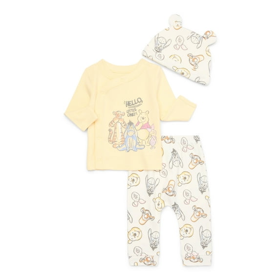 Disney Baby Wishes + Dreams Character Baby Take Me Home Set, 3-Piece, Sizes Preemie-9 Months