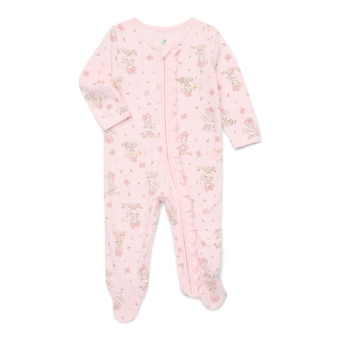 Disney Baby Wishes + Dreams Character Infant Baby Footed Sleep N Play, Sizes Preemie-6/9 Months
