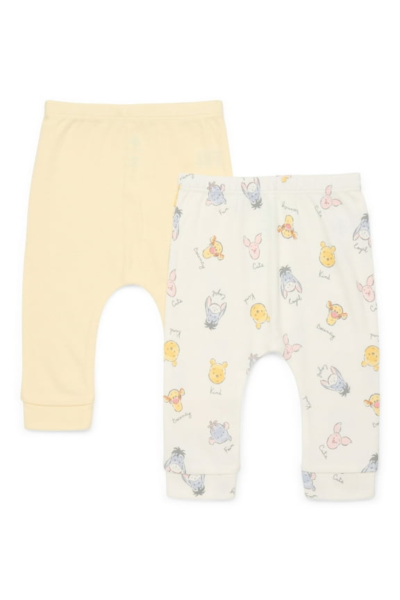 Disney Baby Wishes and Dreams Character Infant Baby Jogger Pants, 2-Pack, Sizes Newborn-18 Months
