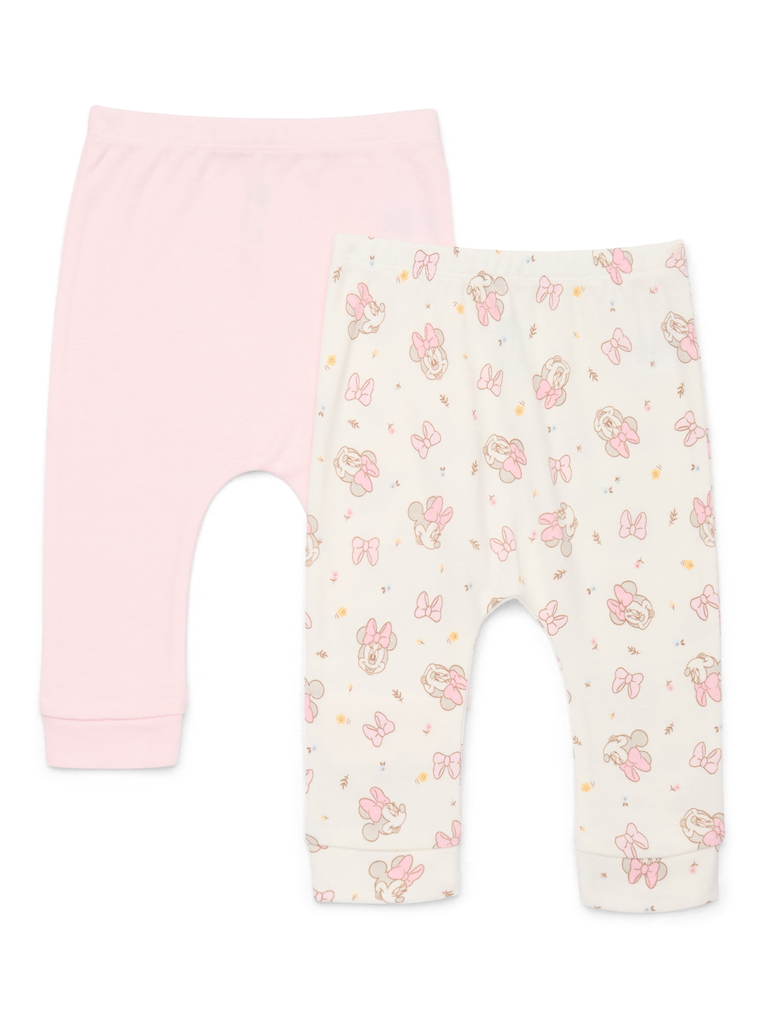 Disney Baby Wishes and Dreams Character Infant Baby Jogger Pants, 2-Pack, Sizes Newborn-18 Months