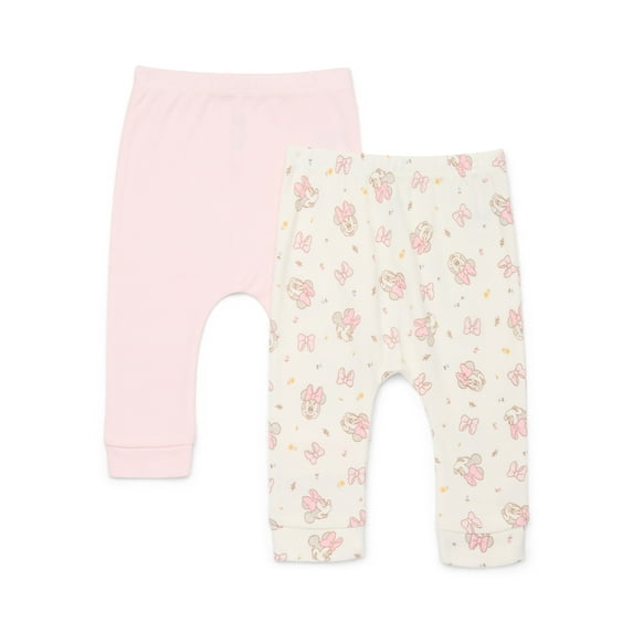 Disney Baby Wishes and Dreams Character Infant Baby Jogger Pants, 2-Pack, Sizes Newborn-18 Months