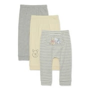 Disney Baby Wishes + Dreams Winnie the Pooh Infant Baby Jogger Pants, 3-Pack, Sizes Newborn-12 Months
