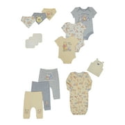 MINNIE MOUSE Disney Baby Wishes + Dreams Winnie the Pooh Layette Shower Gift Set Bundle, 14-Piece, Sizes NB-12M