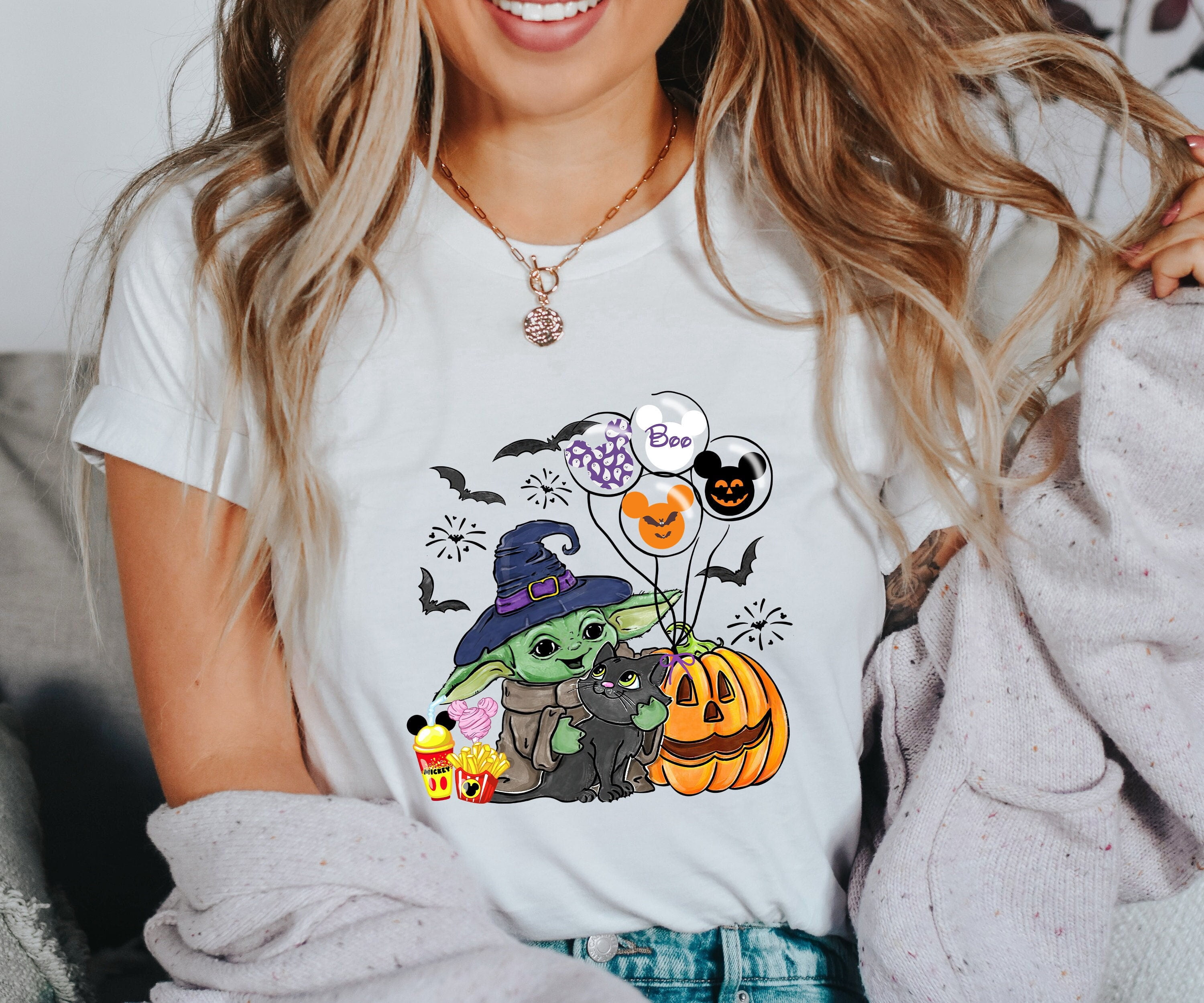Disney Baby Yoda Halloween Shirt,Hallowen Star Wars Shirt,Disney