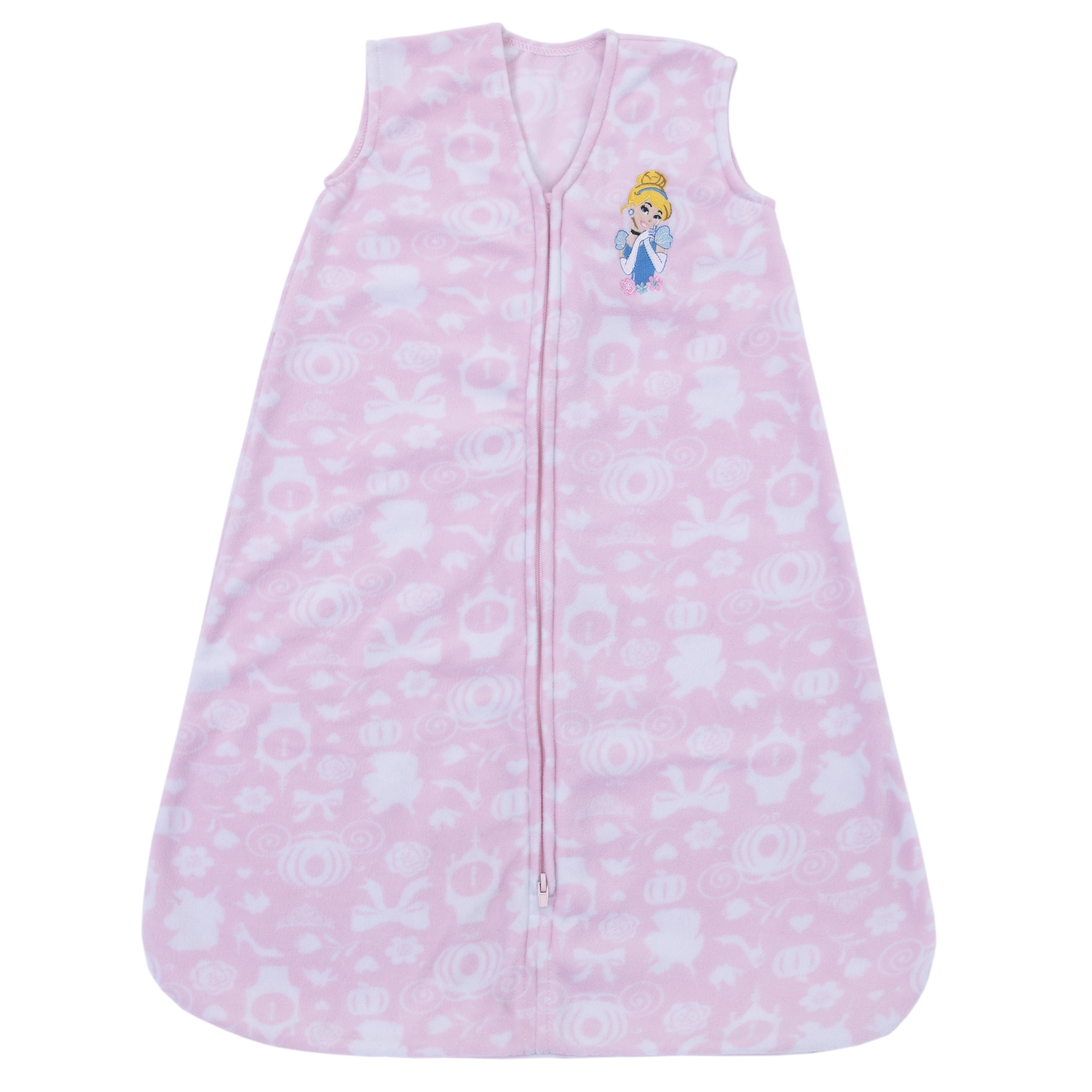 Disney Baby by Disney Baby Microfleece Baby Sleepsack, Pink/White, Size Medium