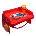 thumbnail image 1 of Disney Baby by J.L. Childress 3-IN-1 Kids Travel Tray & Tablet Holder - Car Seat Lap Tray Desk for Toddlers, Road Trip Essentials - Cars, 1 of 9