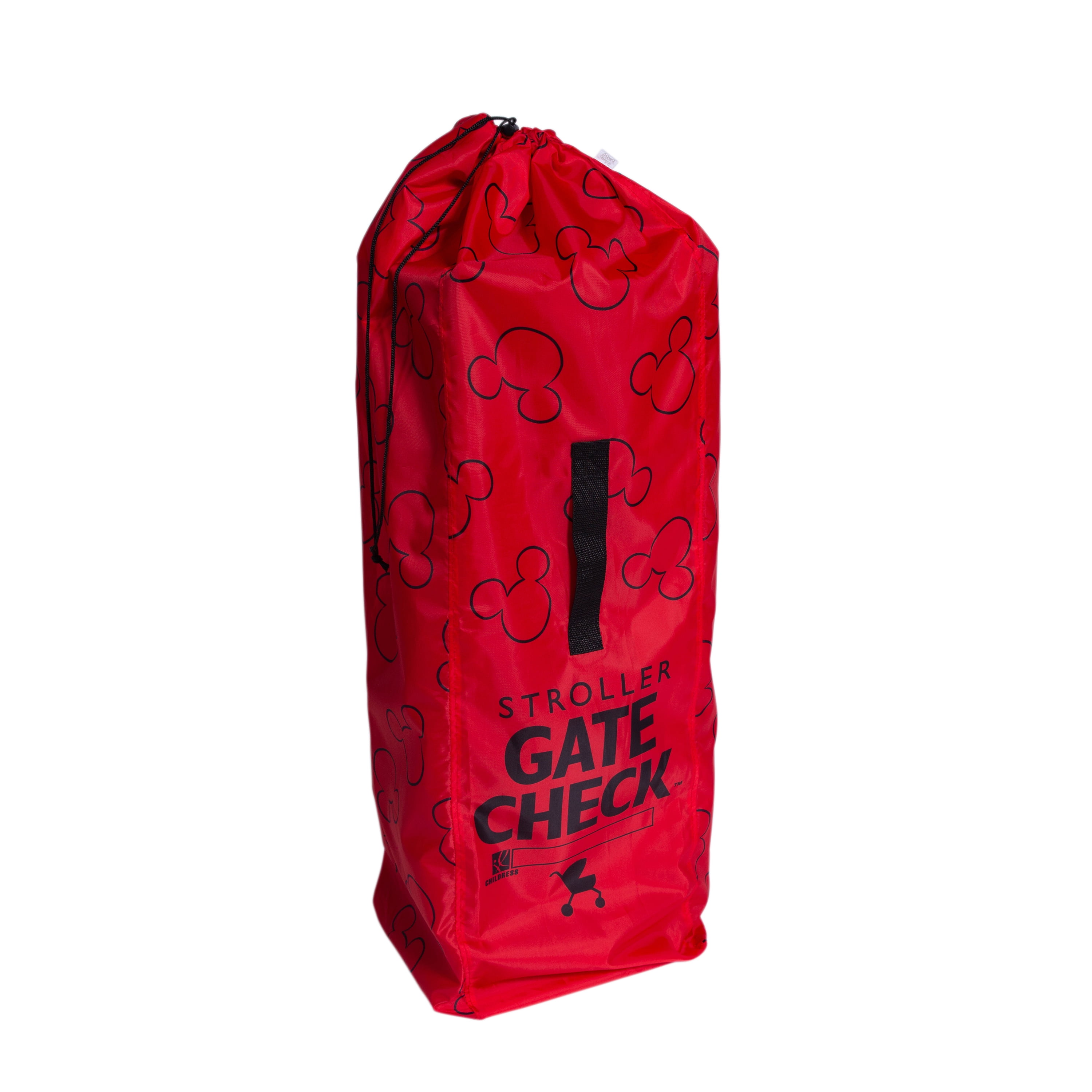 Disney Baby by J.L. Childress Gate Check Travel Bag for Umbrella-Style Baby Strollers. Red, Adult Use.