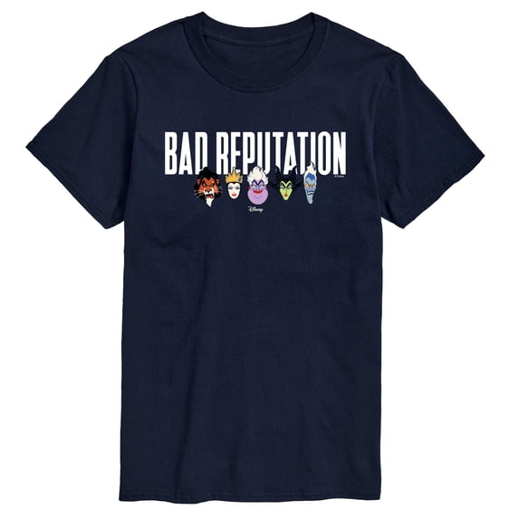 Disney - Bad Reputation Villains Horizontal Chest - Men's Short Sleeve Graphic T-Shirt
