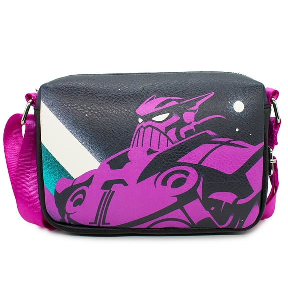 Disney Bag, Crossbody, Rectangle, Lightyear Zurg Silhouette Pose, Black, Vegan Leather