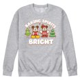 thumbnail image 1 of Disney - Baking Spirits Bright Mickey And Minnie - Men's Crew Fleece Sweatshirt Sweatshirt, 1 of 5