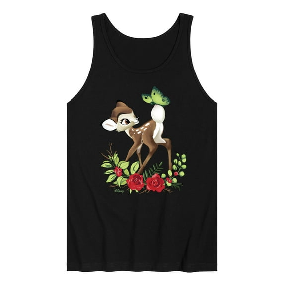 Disney Bambi - Christmas - Botanical Butterfly - Men's Jersey Tank Top