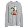 thumbnail image 1 of Disney Bambi - Christmas - Botanical Butterfly - Men's Long Sleeve T-Shirt, 1 of 5